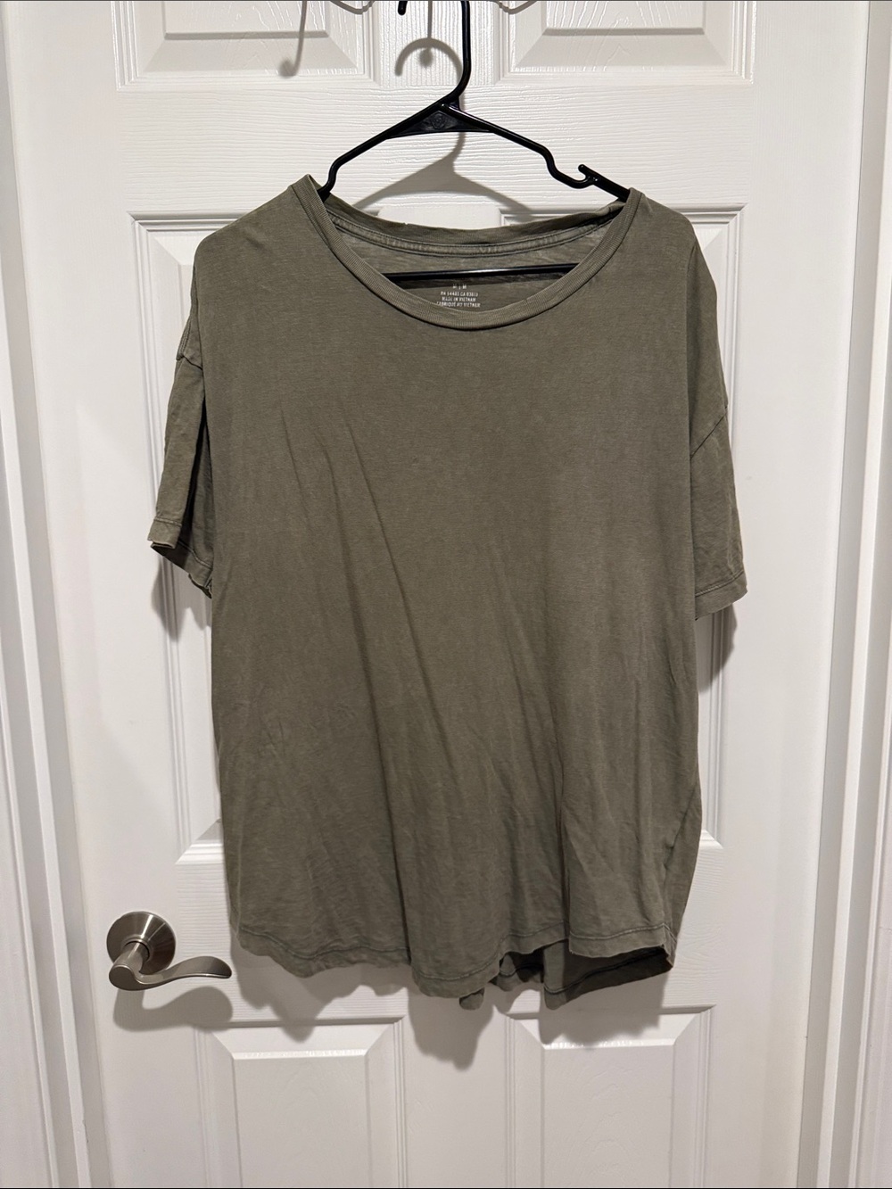 aerie Olive Green Short Sleeve Crewneck Tee